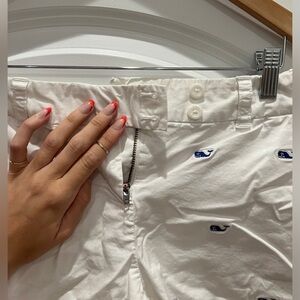 Vineyard Vines White/Navy Whale Women's Shorts